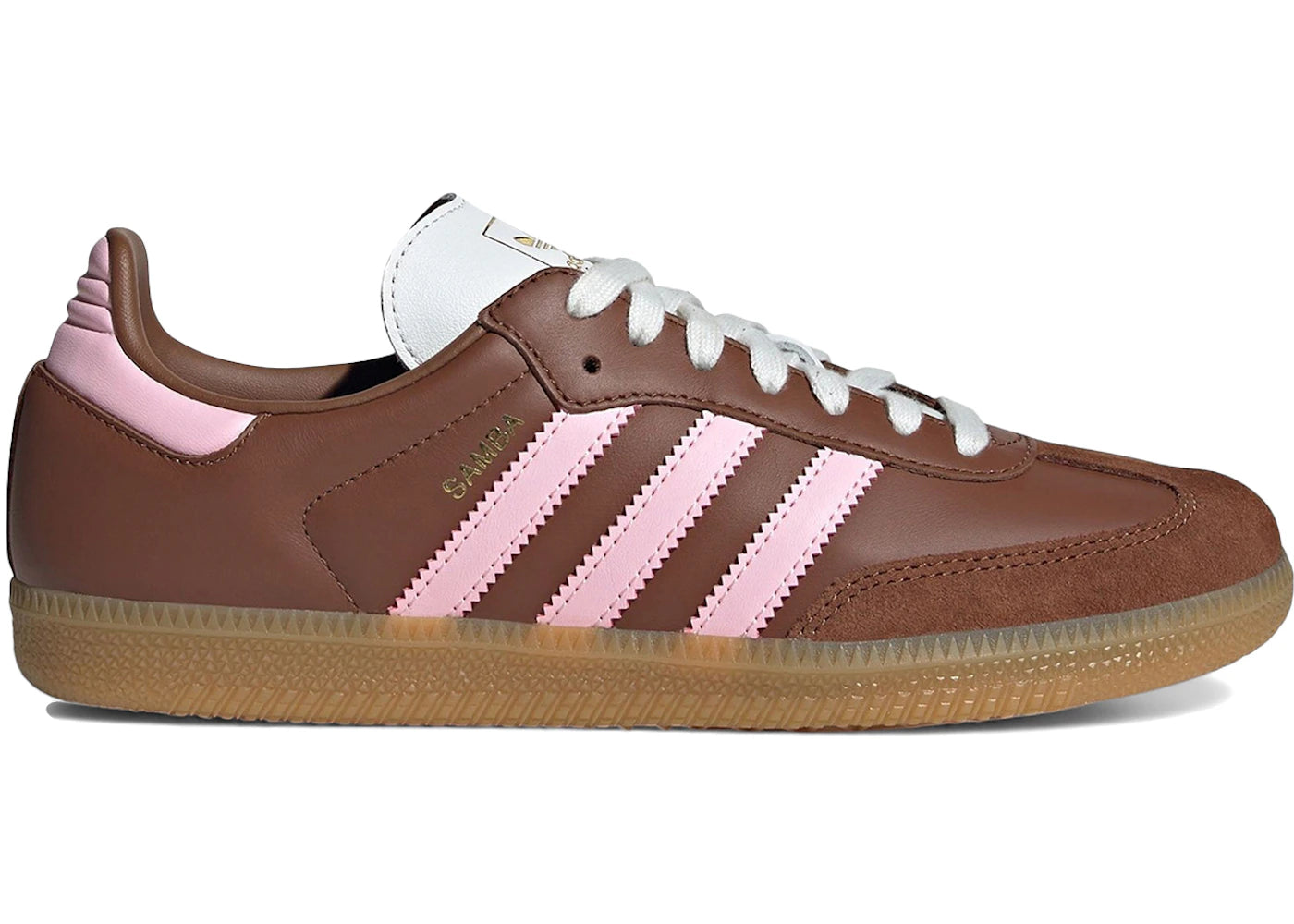 adidas Samba OG Neapolitan Pack Preloved Brown Clear Pink (Women's) - vue 360