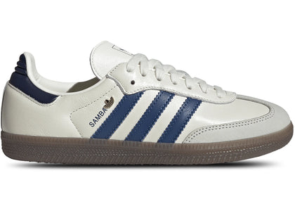 adidas Samba OG Off White Dusky Petrol Night Indigo (Women's) - authentic adidas sneakers
