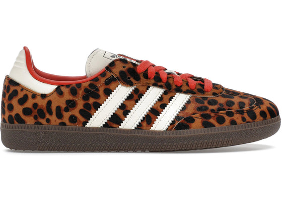 adidas Samba OG Preloved Red Leopard (Women's) sneakers - authentic streetwear shoes