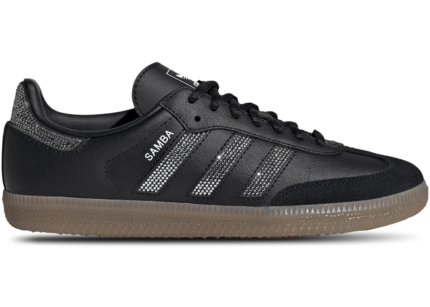 adidas Samba OG Rhinestone Black Silver (GS) - vue secondaire A