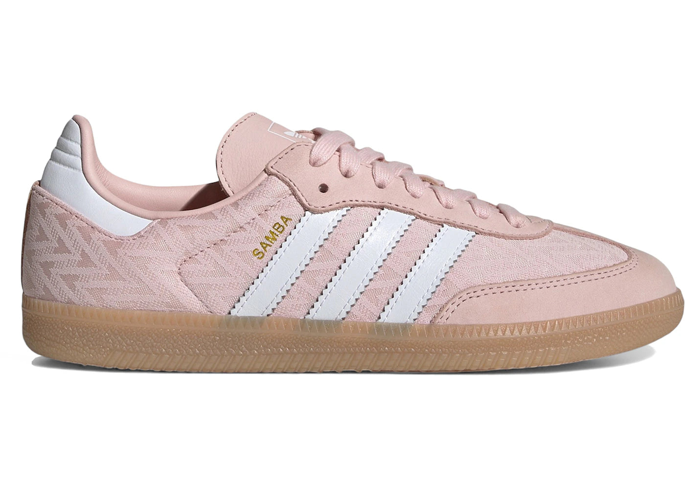 adidas Samba OG Sandy Pink White Gold (Women's) - vue 360
