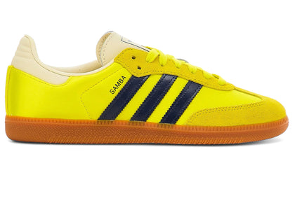 adidas Samba OG Shock Yellow Night Indigo (Women's) - authentic adidas sneakers