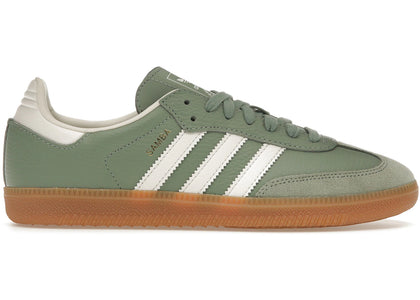 adidas Samba OG Silver Green (Women's) - authentic adidas sneakers