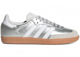 adidas Samba OG Silver Metallic Cloud White Gum (GS) - vue 360