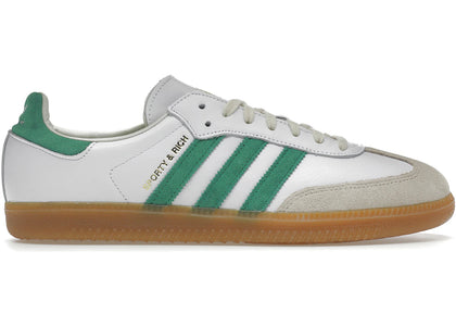 adidas Samba OG Sporty & Rich White Green - authentic adidas sneakers