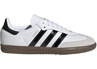 adidas Samba OG White Black Patent Stripes (GS)