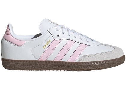 adidas Samba OG White Clear Pink Gum (GS) - authentic adidas sneakers