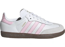 adidas Samba OG White Clear Pink Gum (PS) - vue 360