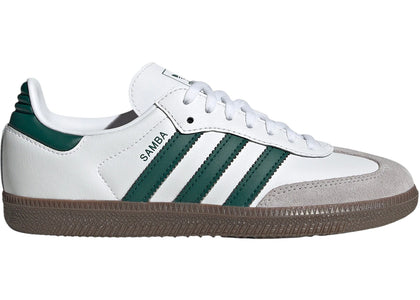 adidas Samba OG White Collegiate Green Gum (GS) - authentic adidas sneakers