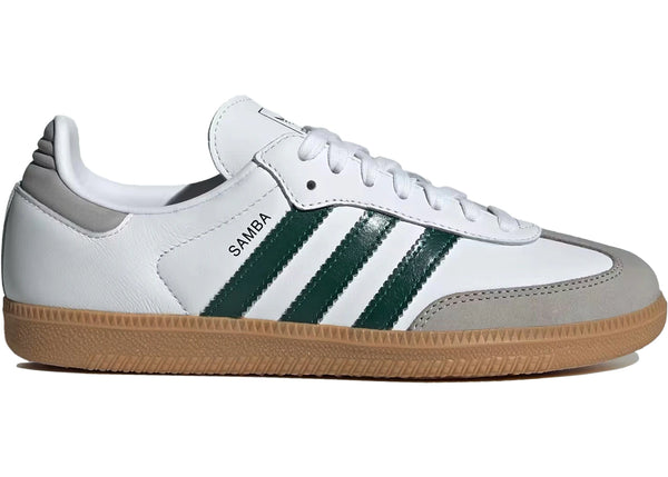 adidas Samba OG White Collegiate Green Gum (Women's) sneakers - authentic adidas shoes