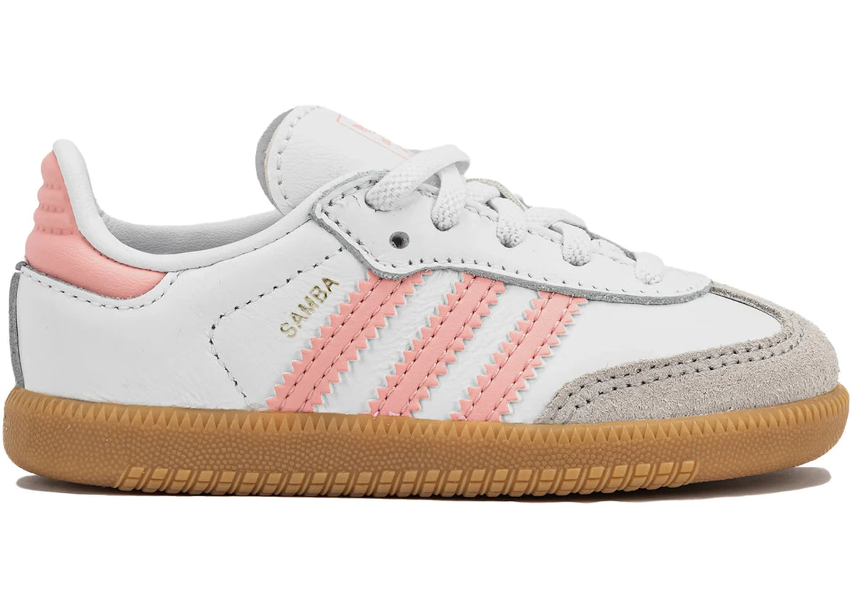 adidas Samba OG White Coral Pink (TD) - vue 360