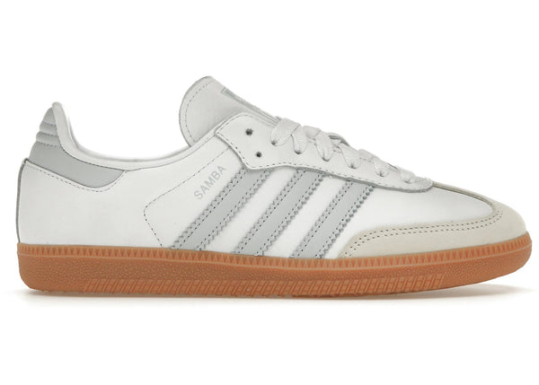 adidas Samba OG White Halo Blue Gum (Women's) sneakers - authentic adidas shoes