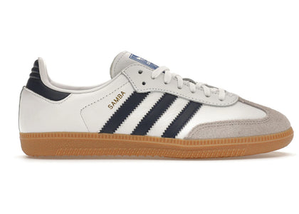 adidas Samba OG White Night Indigo Gum (Kids) - authentic adidas sneakers