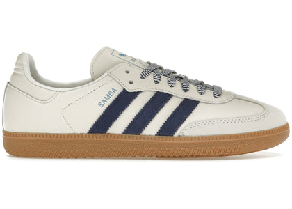 adidas Samba Off White Dark Blue (Women's) - authentic adidas sneakers