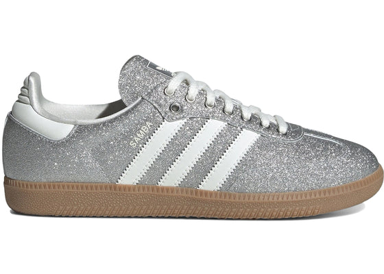 adidas Samba Shine Silver Metallic (Women's) sneakers - authentic adidas shoes