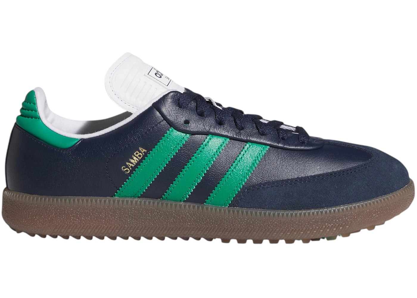 adidas Samba Spikeless Golf Night Indigo Court Green - vue 360