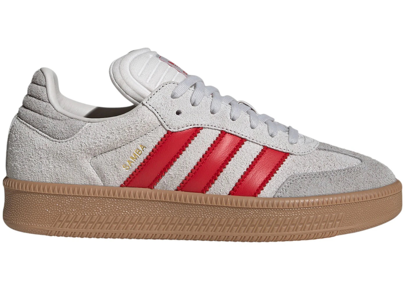 adidas Samba XLG Grey One Better Scarlet Gum - vue 360