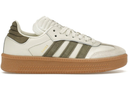 adidas Samba XLG Ivory Olive Strata - authentic adidas sneakers