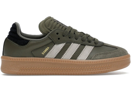 adidas Samba XLG Olive Strata Wonder Beige Gold Metallic - authentic adidas sneakers