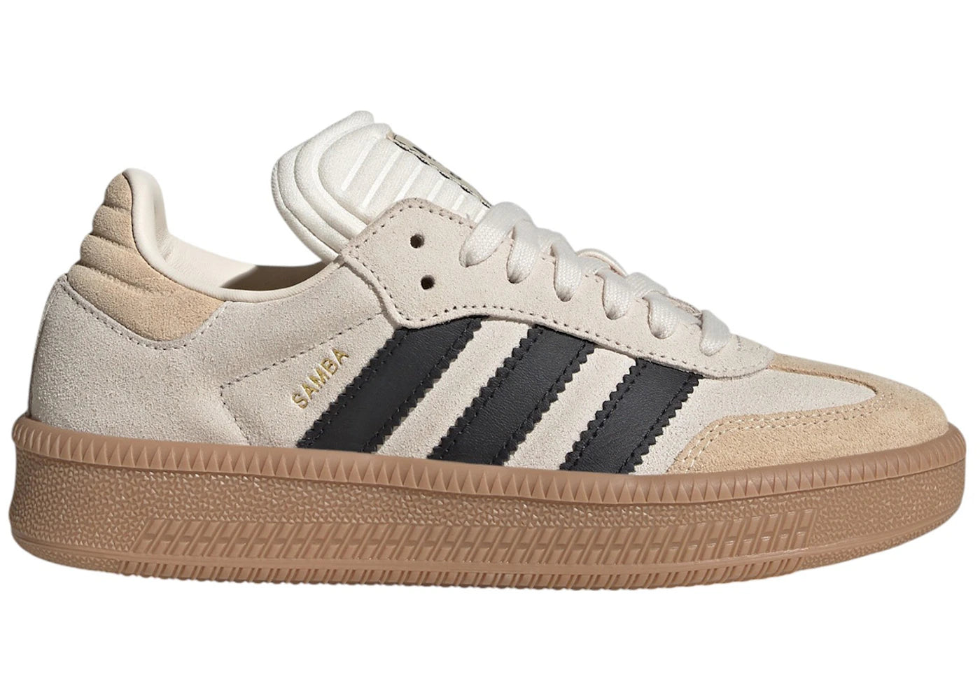 adidas Samba XLG Wonder White Core Black Gum (GS) - vue 360