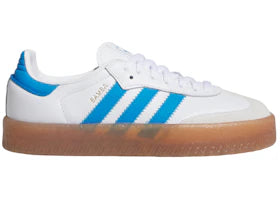 adidas Sambae Cloud White Bright Blue Gold Metallic (GS)
