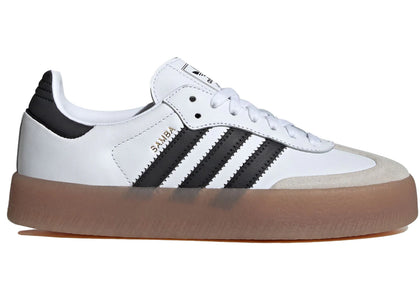 adidas Sambae Cloud White Metallic Gold (Women's) - authentic adidas sneakers