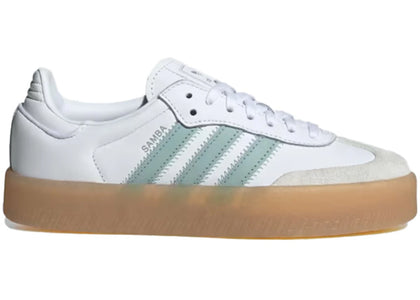 adidas Sambae Cloud White Wonder Blue (Women's) - authentic adidas sneakers