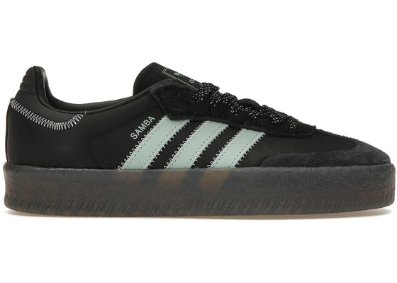 adidas Sambae Core Black Haze Green (Women's) sneakers - authentic adidas shoes