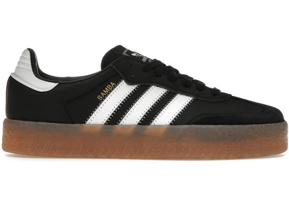 adidas Sambae Core Black Metallic Gold (Women's) - authentic adidas sneakers