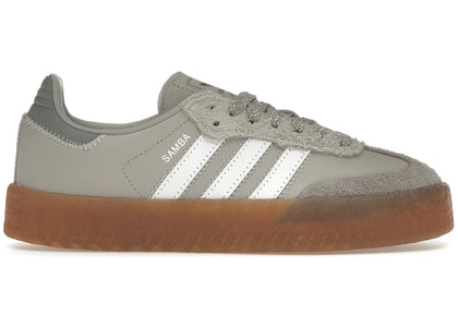 adidas Sambae Grey Cloud White (Women's) - authentic adidas sneakers