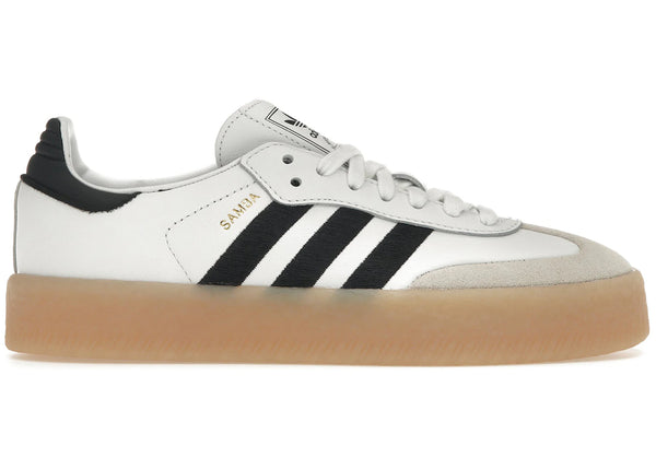 adidas Sambae White Black Gum (Women's) sneakers - authentic adidas shoes