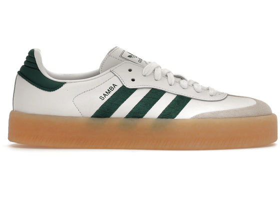 adidas Sambae White Collegiate Green Gum (Women's) sneakers - authentic adidas shoes