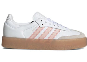 adidas Sambae White Sandy Pink Red (Women's) - vue 360