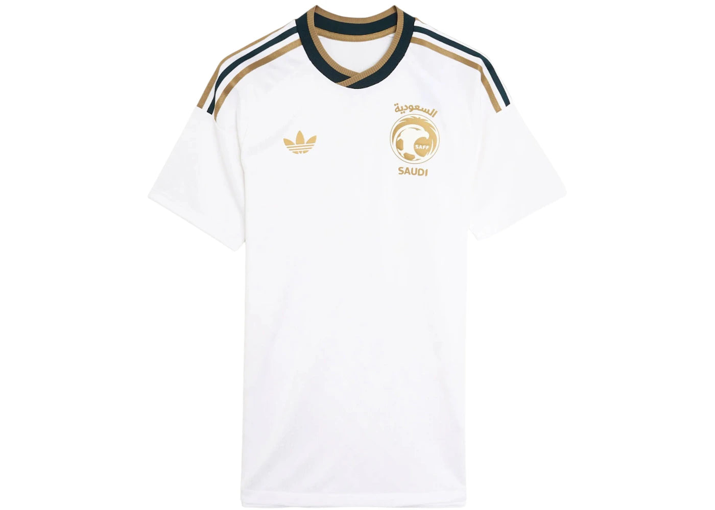 adidas Saudi Arabia 26 Away Authentic Jersey White/Khaki/Aurora Ivy - vue secondaire A
