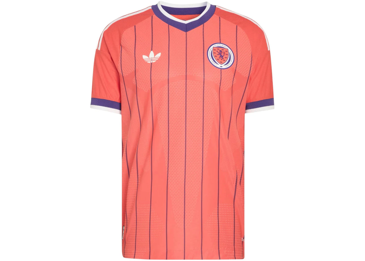 adidas Scotland 26 Away Authentic Jersey Trace Scarlet - vue 360