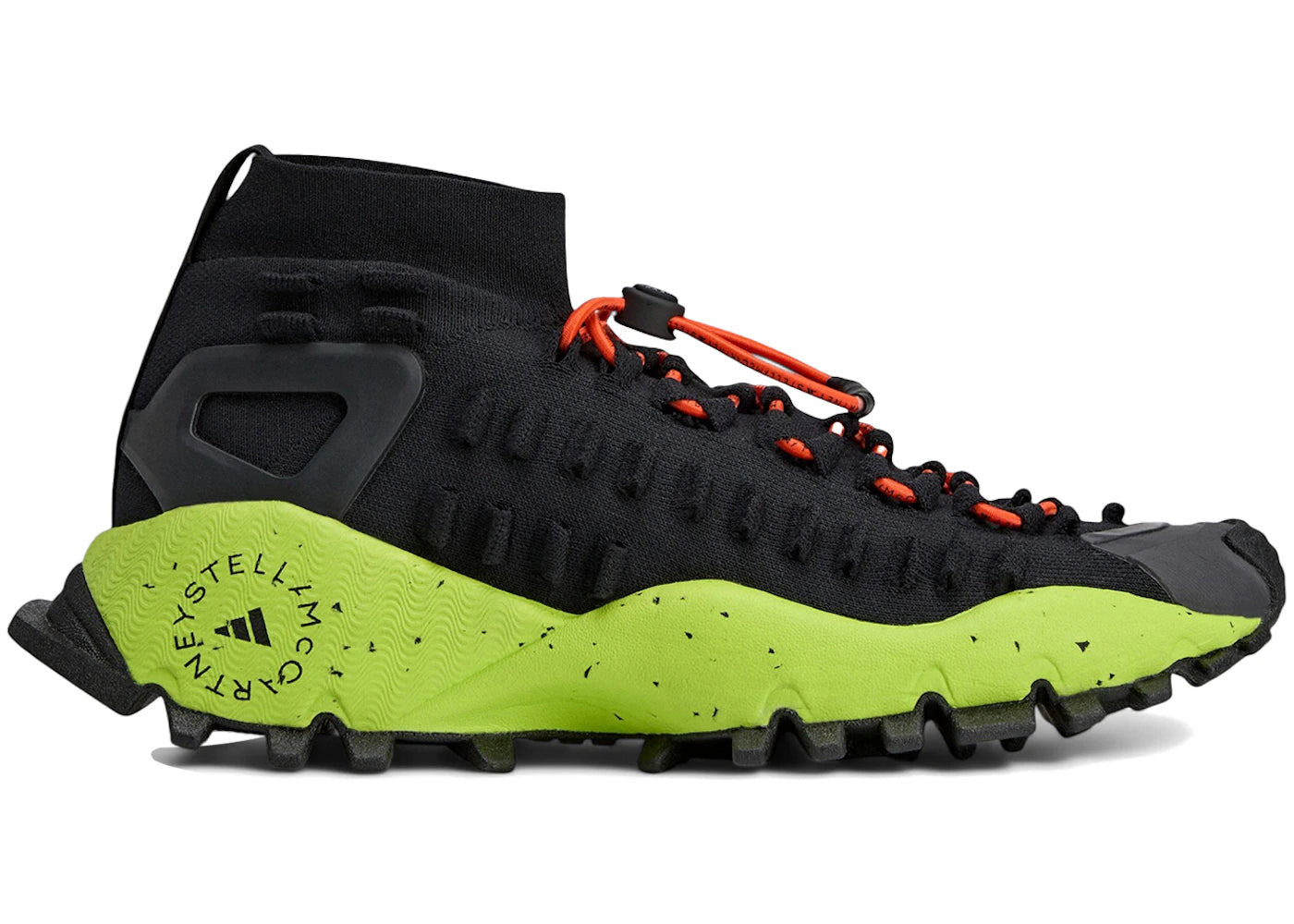adidas Seeulater by Stella McCartney Core Black Solar Green Active Orange - vue secondaire A