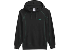 adidas Shmoofoil Featherweight Hoodie Black Dark Green - vue 360