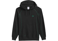 adidas Shmoofoil Featherweight Hoodie Black Dark Green