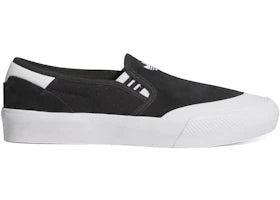 adidas Shmoofoil Slide Shoe Black White Gum - authentic adidas sneakers