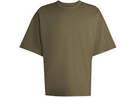adidas Soft Lux T-Shirt Olive Strata - authentic adidas apparel