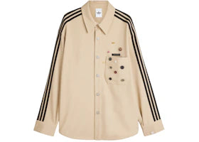 adidas Song For The Mute Adi006 Shirt Jacket Stone Khaki - vue 360