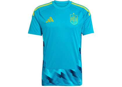 adidas Spain 2026 Home Goalkeeper Jersey Bold Aqua - authentic adidas apparel