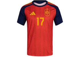 adidas Spain 2026 Home Williams Jr Jersey Vivid Red