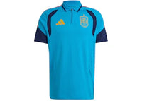 adidas Spain 2026 Tiro Polo Shirt Bold Aqua