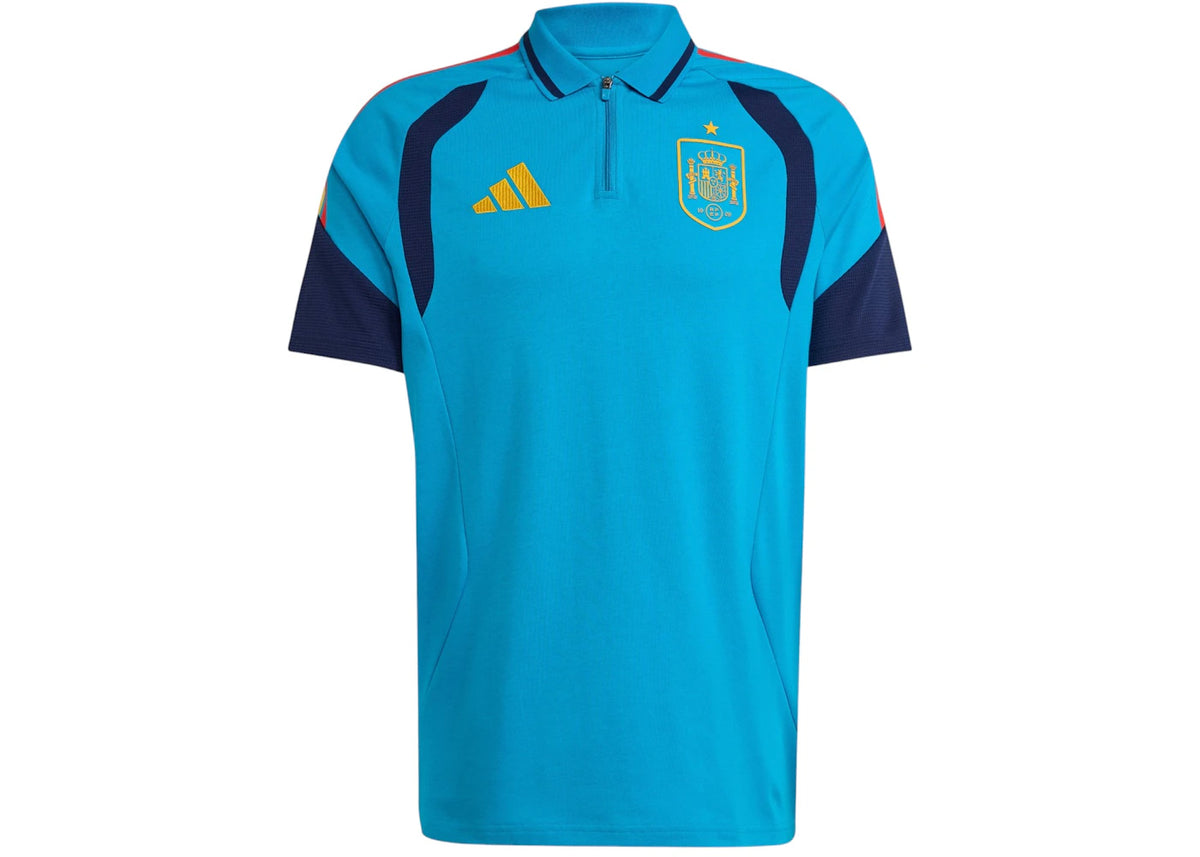 adidas Spain 2026 Tiro Polo Shirt Bold Aqua - vue secondaire A