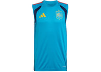 adidas Spain 2026 Tiro Sleeveless Jersey Bold Aqua