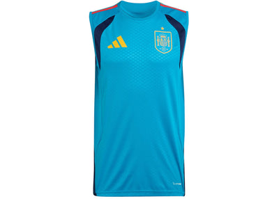 adidas Spain 2026 Tiro Sleeveless Jersey Bold Aqua