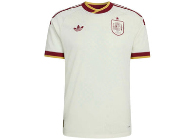 adidas Spain 26 Away Authentic Jersey Off White