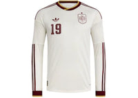adidas Spain 26 Away Authentic Yamal L/S Jersey Off White
