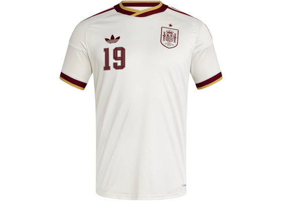 adidas Spain 26 Away Yamal Jersey Off White